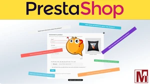 Added to PrestaShop or thirty bees a dynamic contact form for your customers