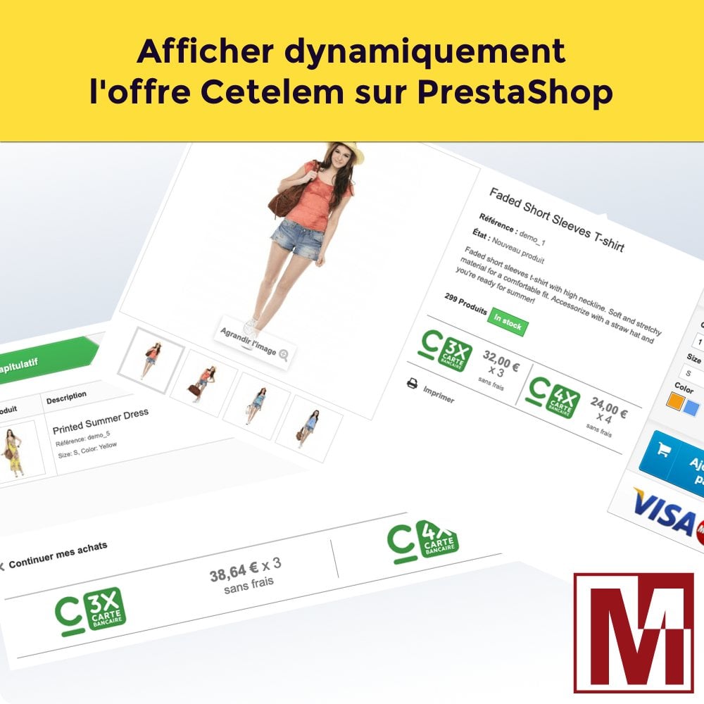 Présentez l'offre Cetelem NXCB sur votre site PrestaShop