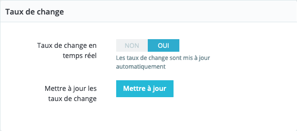 Gestion des taux de change automatique sous PrestaShop 1.7