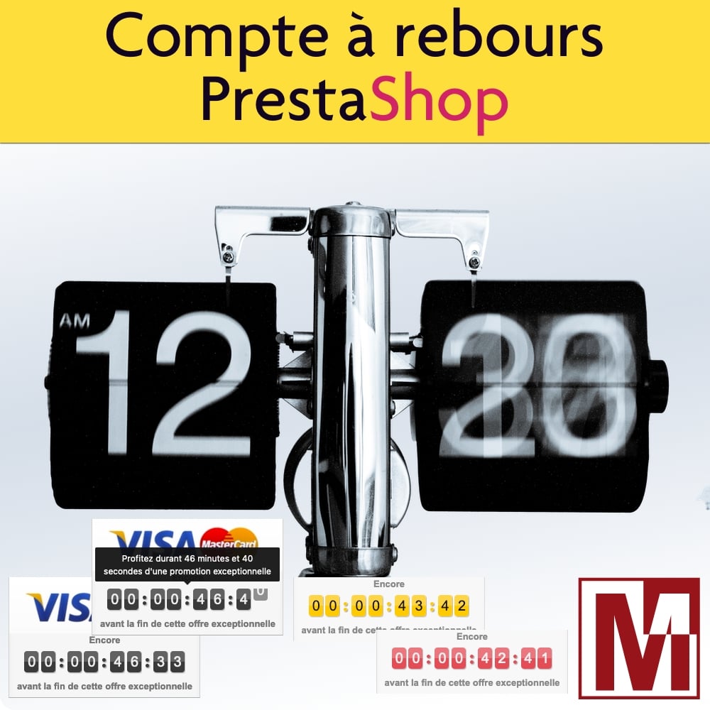 Module PrestaShop compte à rebours promotion