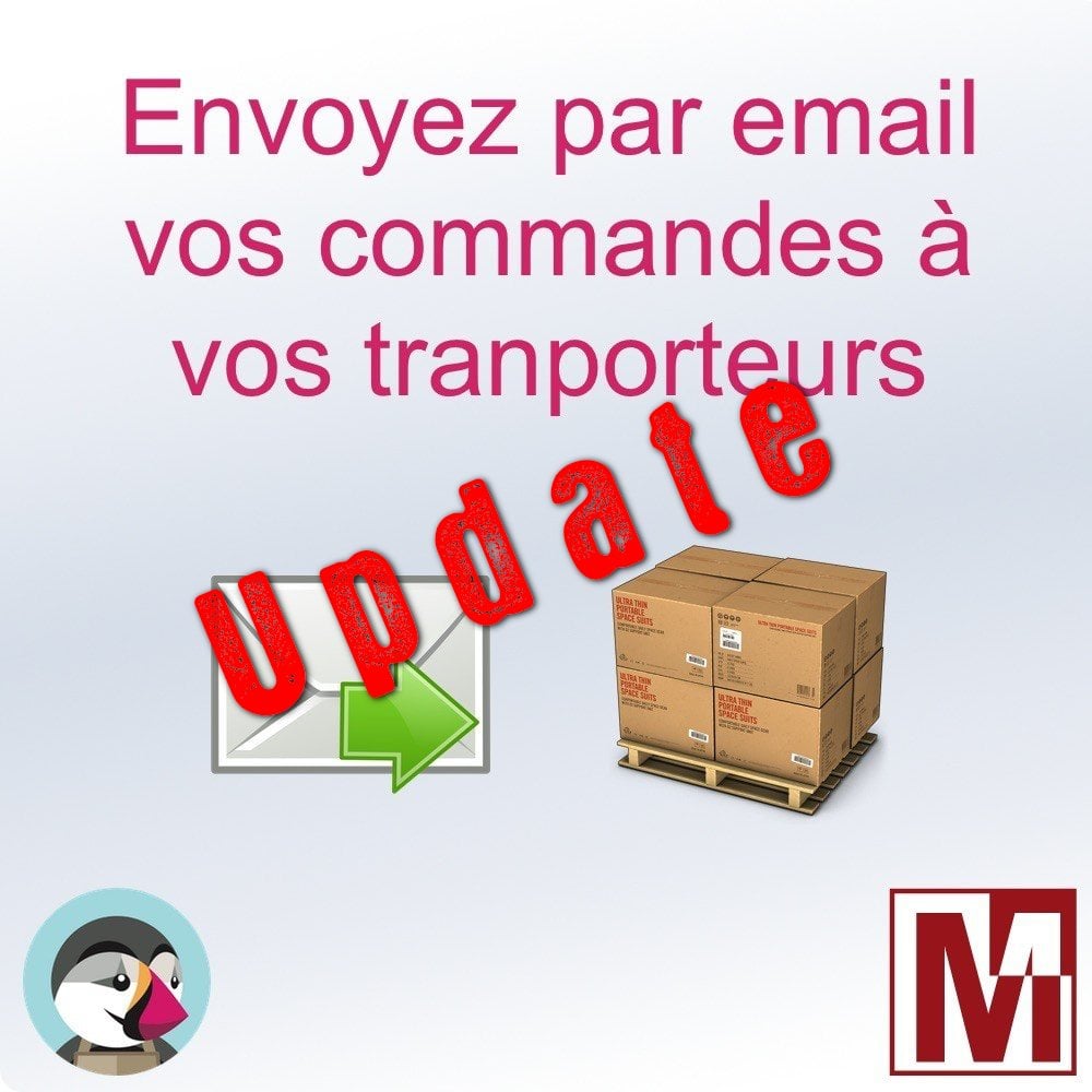 Update Envoyer vos commandes à vos transporteurs