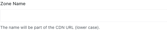 KeyCDN add zone name