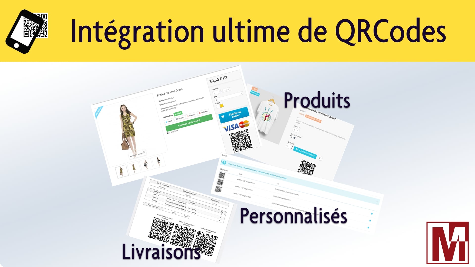 Intégration ultime des QRCodes sur Prestashop