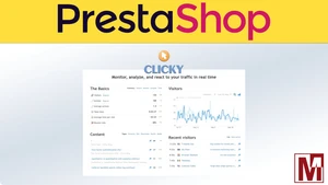 Mise à jour de l'intégration de Clicky analytics sur PrestaShop et thirtybees