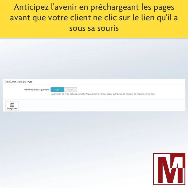 Lancez le chargement prédictifs de vos liens